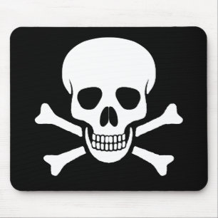 Skalle och Crossbones Mousepad Musmatta