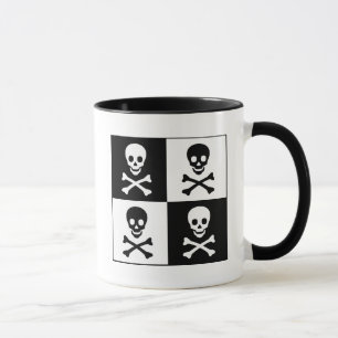 Skalle och Crossbones Mugg