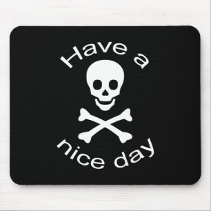 Skalle och Crossbones Musmatta