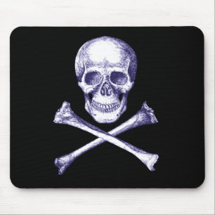 Skalle och Crossbones Musmatta