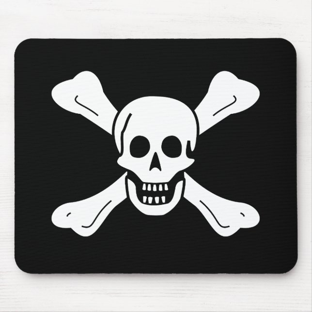 Skalle och Crossbones Musmatta (Framsidan)