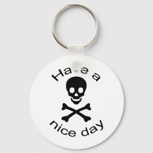 Skalle och Crossbones Nyckelring