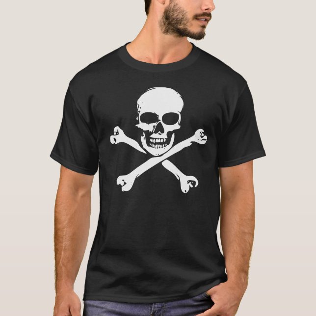 Skalle och Crossbones T Shirt (Framsida)