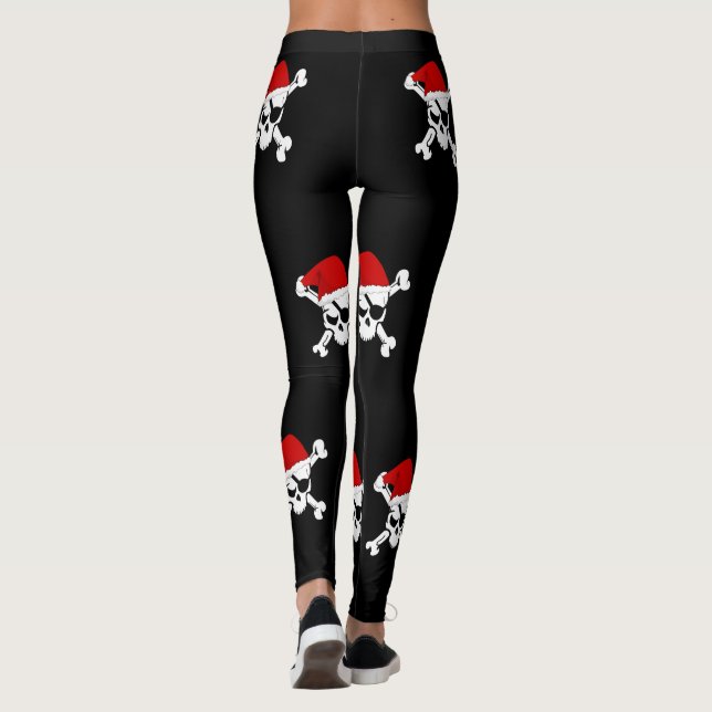 SKALLE OCH CROSSBONESDAMASKER LEGGINGS (Baksida)