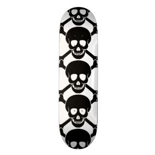 Skalle- och CrossboneslönnSkateboard Old School Skateboard Bräda 21,6 Cm