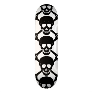 Skalle- och CrossboneslönnSkateboard Old School Skateboard Bräda 21,6 Cm