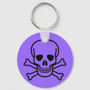 Skalle och Crossboness Keychain Nyckelring