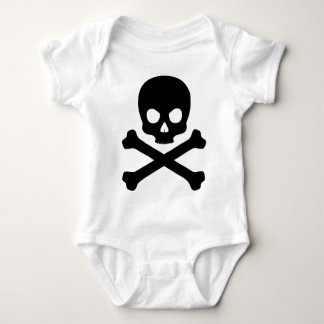 Skalle och Crossbonesskjorta Tee Shirt