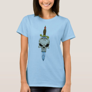 Skalle och dolk t-shirt