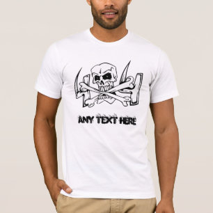 Skalle och manar för korben 4X4 T-tröja Tee