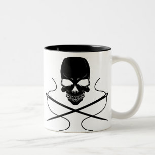 Skalle- och Nålar-Kaffe mugg