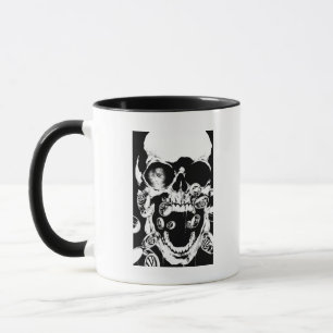 Skalle och ringar mugg