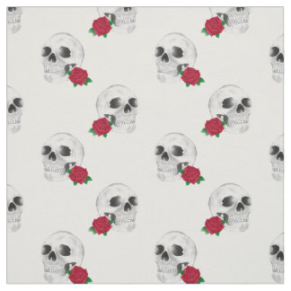 Skalle och rosa tyg