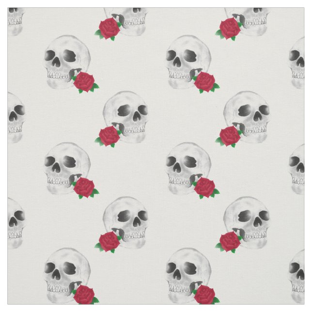 Skalle och rosa tyg (Provkarta)