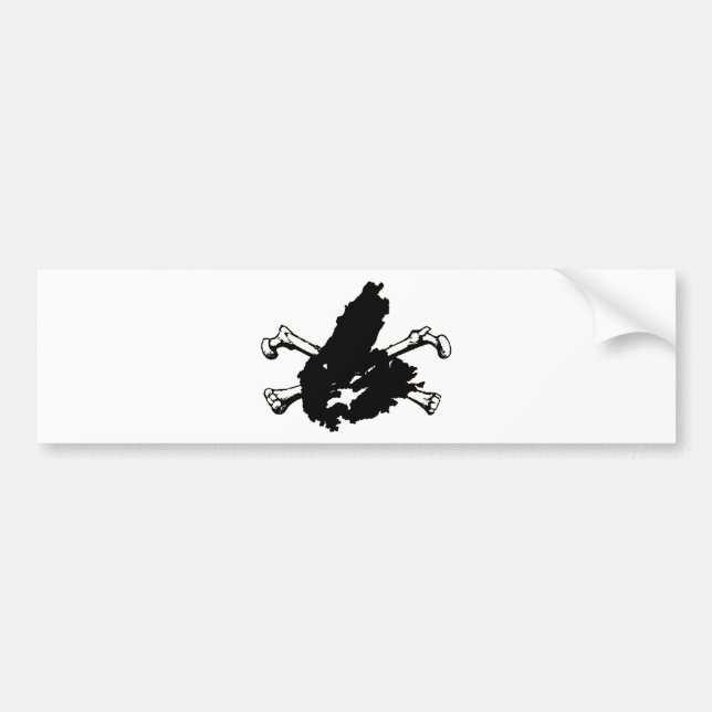 Skalle och uddBreton Bildekal (Framsidan)