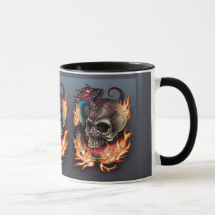 Skalle + Orm Mugg