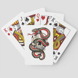 Skalle & Orm spelkort | Edgy design