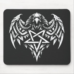 Skalle Pentagram Tribal av BurnsInhell Musmatta