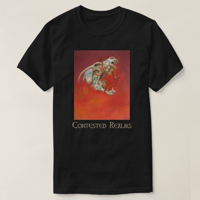 Skalle som skriker t shirt (Design framsida)