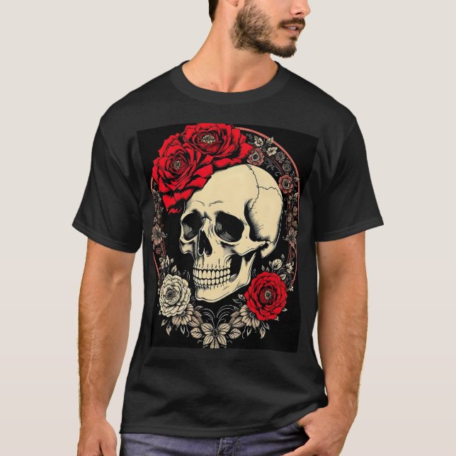 Skalle T Shirt (Framsida)