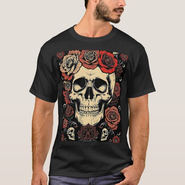 Skalle T Shirt (Framsida)