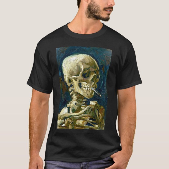 skalle t shirt (Framsida)