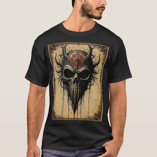 Skalle T Shirt (Framsida)
