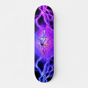 Skalle VIKINGKRIGARE Mini Skateboard Bräda 18,5 Cm