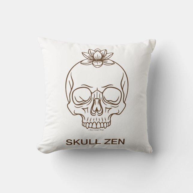 Skalle Zen Kudde (Framsida)