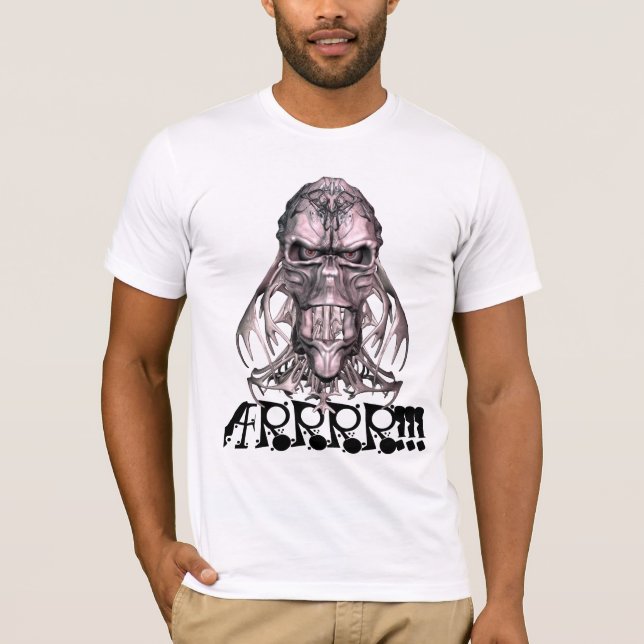 SkalleArrrr skjorta Tee Shirt (Framsida)