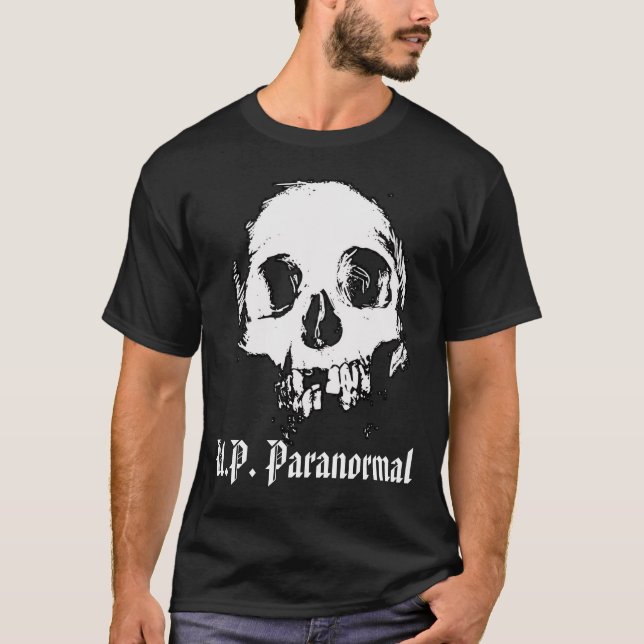 Skalledesign 2 - svart T-tröja Tee (Framsida)