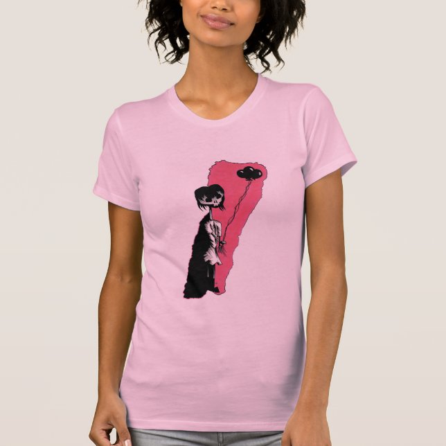 skalleflicka tee (Framsida)