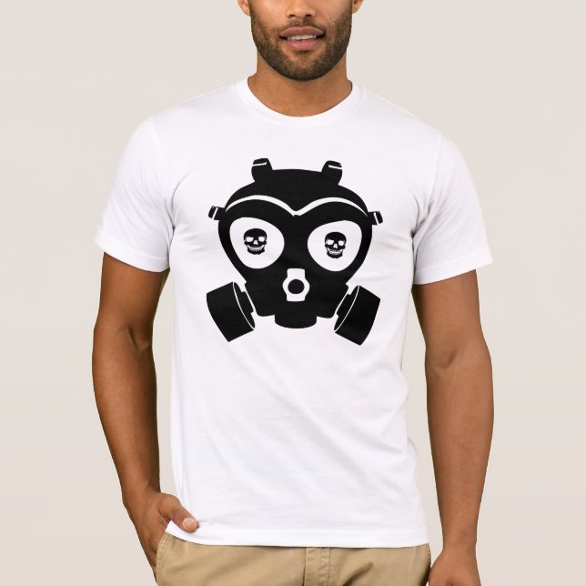 Skallegasmask T Shirt (Framsida)