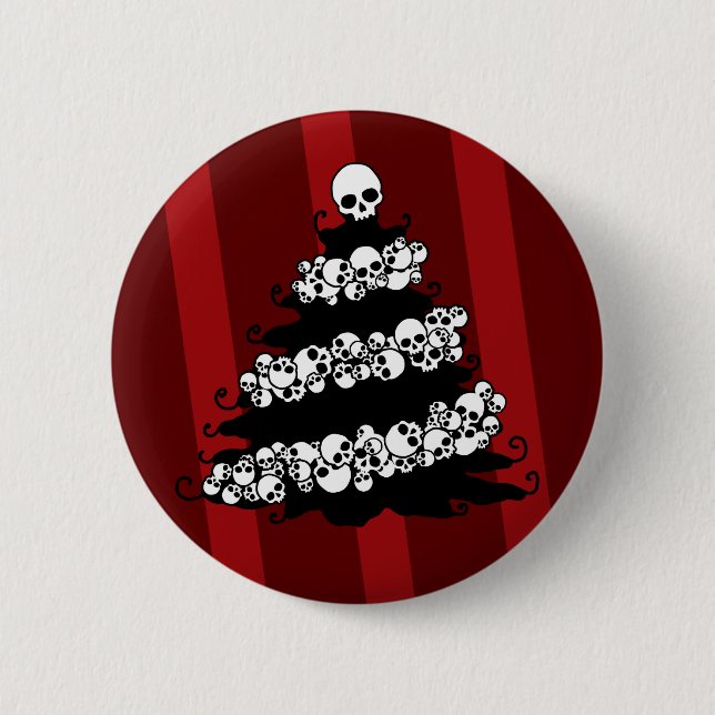 Skallegirlandjulgran Knapp (Framsida)