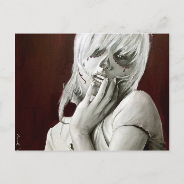 skallegodis vykort (Framsida)