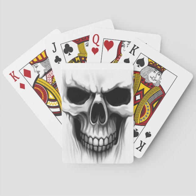 skallehuvud kortlek (Baksidan)