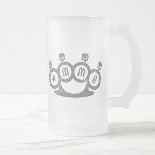 Skalleknogar Frostat Ölglas