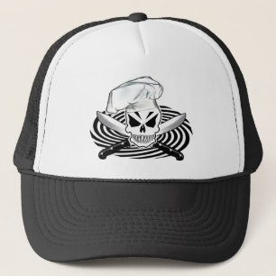 Skallekockhatt Truckerkeps