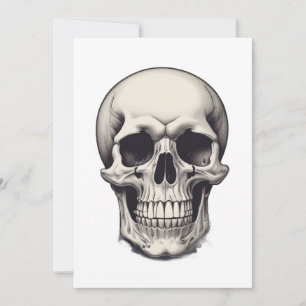 Skallellustration Julkort