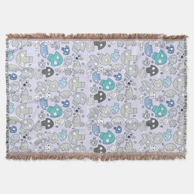 Skallemönster Mysfilt (Framsidan)