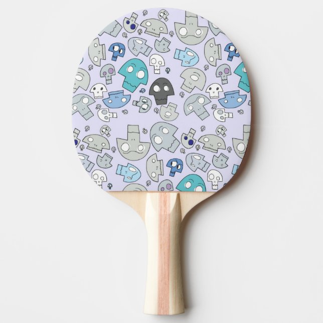Skallemönster Pingisracket (Framsidan)