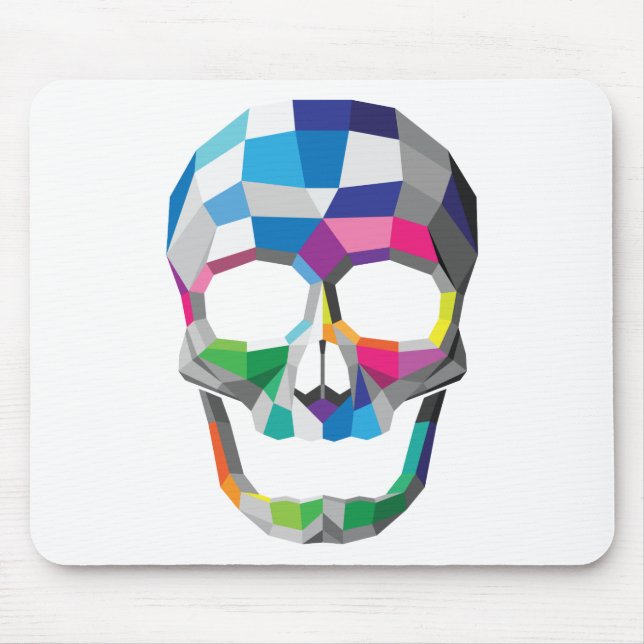 SkalleMousepad färger Musmatta (Framsidan)