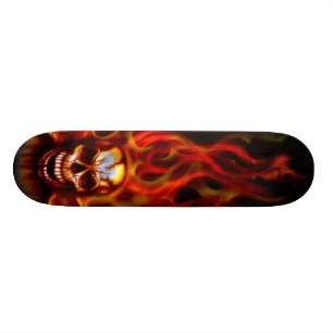 Skallen avfyrar skridskodäcket old school skateboard bräda 21,6 cm