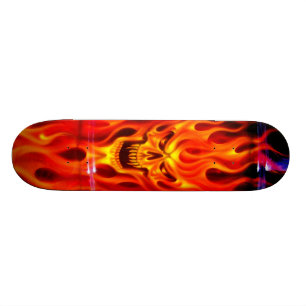 Skallen avfyrar - skridskodäcket skateboard bräda 20,5 cm