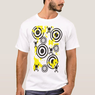 Skallen målar splatteren tee shirt