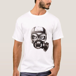 Skallen maskerar vitt-skjortan tee shirt