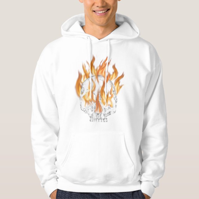 Skallen och avfyrar hoodie (Framsida)