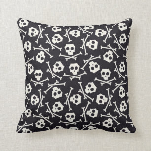 Skallen och Crossbones Halloween kudder Kudde