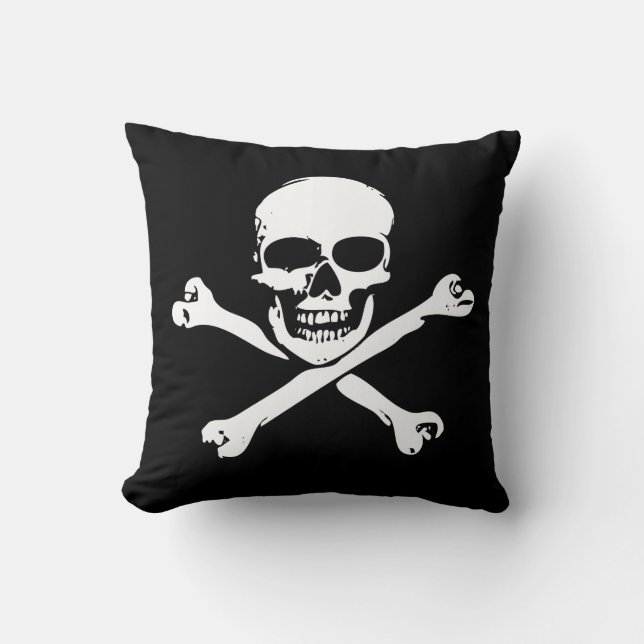 Skallen och Crossbones kudder Kudde (Framsida)
