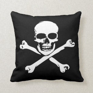Skallen och Crossbones kudder Kudde